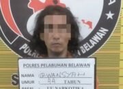 Sat Narkoba Polres Pelabuhan Belawan Tangkap Pengedar Sabu di Jalan Platina 4