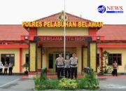 Serah Terima Jabatan Kapolres Pelabuhan Belawan, AKBP Janton Silaban Digantikan AKBP Oloan Siahaan