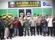 Gelar Ramadhan Sinergi, Dandim 0209/LB Kuatkan Sinergitas TNI-Polri dan Insan Pers