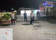 Giat Sispam Mako Personil Polsek Balaraja Dalam Antisipasi Guantibmas Malam Hari di Mako Polsek Balaraja Polresta Tangerang
