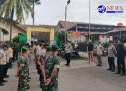 Kapolsek Kresek Polresta Tangerang pimpin Apel Gabungan dalam rangka Pengamanan Malam Takbir
