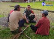 Babinsa Cisoka Ajak Warga Jaga Kebersihan Lingkungan