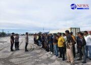 Kapolres Pelabuhan Belawan Pimpin Apel Perdana Pos Berkawan untuk Antisipasi Tawuran