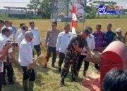 Dandim 0510/Tigaraksa Ikuti Vicon Panen Raya Bersama Presiden