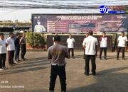 Pawas IPDA Dedy R Pimpin  Apel Pagi di Lanjut Olahraga  Bersama di Mako Polsek Balaraja Polresta Tangerang