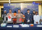 Tiga Anggota Geng Motor Pelaku Begal dan seorang penadah Sepeda Motor Ditangkap oleh Polsek Pasar Kemis