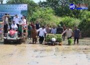 Kapolresta Tangerang Dampingi Kapolda Banten dalam Vidcon Gerakan Tanam Padi Serentak Bersama Presiden RI