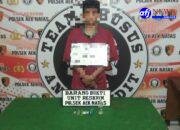 Digerebek Polisi, Pemuda 19 Tahun Kedapatan Sabu