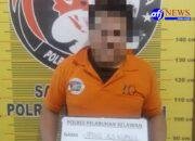 Sat Narkoba Polres Pelabuhan Belawan Tangkap Pengedar Shabu di Pematang Johar