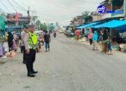 Polsek Lawe Sigala-gala Laksanakan Pengaturan Arus Lalu Lintas di Pasar Tumpah Lawe Sigala-gala