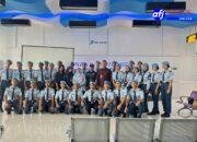 PT Pelindo Regional 1 Belawan menerima kunjungan SMK Teknik Tekno Nusantara di Terminal Penumpang Bandar Deli Pelabuhan Belawan