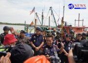 Dua (2) Kapal Nelayan Asal Malaysia Yang Beroprasi Di Selat Malaka Berhasil Ditangkap Petugas KKP