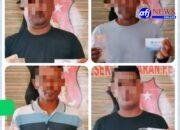 Polsek Hamparan Perak Tangkap 4 Pelaku Premanisme di Desa Paya Bakung