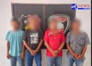 Empat Orang Penjudi Terjaring Operasi Pekat Toba Polres Asahan