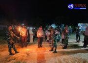 Pawai Obor Sambut Tahun Baru Islam 1447 H, Babinsa Koramil 09/NL Hadir Bersama Forkopimcam