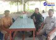 Babinsa Koramil 05/BD Melaksanakan Komsos di Desa Binaan Desa Ujung Padang