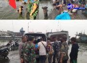 Pos TNI AL Medan Labuhan Lantamal 1 Gerak Cepat Evakuasi Penemuan Mayat di Perairan Gabion Belawan