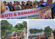 HNSI Kota Medan Bersama YONMARHANLAN l Laksanakan Kebersihan Di Danau Siombak Jelang Pesta Rakyat