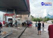 Mobil “TERBAKAR” Diduga Menggunakan Tangki Siluman di SPBU 64.787.03  PT. HASIL BUMI PERKASA