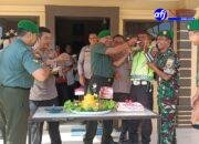 Hut ke-79 Bhayangkara Koramil 09/NL Beri Kejutan di Polsek Bilah Hilir