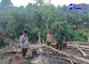 Babinsa Koramil 05/BD Kodim 0209/LB Cek Titik Hot Spot di Desa Rombisan