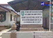 Dugaan Penyelewengan Dana Desa di Desa Derkebunan Suka Raja, Perlu Diperiksa…!!