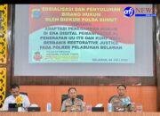 Polres Pelabuhan Belawan Mendapat Penyuluhan Adaptasi Penegakan Hukum Era Digital dan Restorative Justice