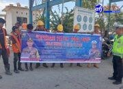 Sat Lantas Polres Pelabuhan Belawan Laksanakan Sosialisasikan Operasi Patuh Toba 2025 Kepada Supir Truk di Pelabuhan Ujung Baru