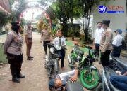 Polsek Bandar Pulau Sosialisasi dan Razia Knalpot Brong di SMP Negeri 1 Bandar Pulau