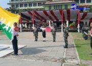 Dandim Tigaraksa Mengecek Latihan Paskibra Kabupaten Tangerang.