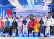 Menimipas RI dan Pemkab Tangerang Salurkan 5.000 Paket Bansos untuk Warga kecamatan Jambe