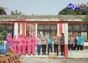 Kapolresta Tangerang Kunjungi SDN Keduang Dalem 2 Mauk, Tinjau Bangunan dan Beri Bantuan