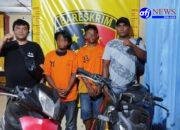 Kurang dari 1 × 24 jam Polsek Bandar Pulau menangkap pencurian dua sepeda motor