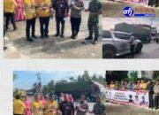 Wujud Semangat Nasionalisme, Polsek NA IX-X Bagikan Bendera Merah Putih di Jalan Lintas Aek Kota Batu.