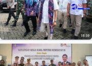 Dandim 0510/Trs Dampingi Bupati Sambut Kunker Wamen Kesehatan RI di kecamatan Curug