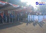 Camat Jambe Memimpin Upacara Pengibaran Bendera Merah Putih,Dalam HUT RI Yang Ke -80.Bertema  Bersatu Berdaulat Rakyat Sejatera Indonesia Maju.