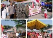 Semarak Karnaval HUT RI ke-80, Babinsa Kawal Pawai Dengan Meriah