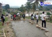 Warga dan Paguyuban Cisimeut Bersatu Perbaiki Jalan Utama Menuju Baduy, Dukungan Mengalir dari Tokoh Hingga Kepala Desa