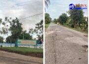 Wujud Kepedulian, PT Marbaujaya Indahraya Group dan Perusahaan Lain Danai Proyek Perbaikan Jalan Desa Pulo Jantan.