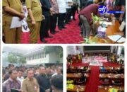Mahasiswa Seruduk kantor DPRD Kabupaten Tangerang Lansung Diterima Ketua DPRD Dengan Damai