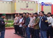 Aksi Damai HMI Cabang Kisaran-Asahan di Mapolres Asahan Berjalan Aman dan Kondusif