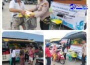 Polres Pelabuhan Belawan Gelar Gerakan Pangan Murah Polri, Jual 1 Ton Beras SPHP di Belawan II