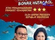Selamat Dan Sukses Buat Marsekal Madya Bonar Hutagaol Atas Penganugrahan Pangkat Kehormatan