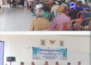 Desa  Cikuya Gelar Musyawarah Desa (MUSDES) Pembahasan dan Pengesahan RKPDES Tahun 2026 dan DU RKPDES Tahun 2027 Utamakan Kemajuan Desa