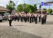 Siswa Latja SPN Polda Banten Laksanakan Apel Sore di Polsek Panongan
