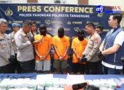 Polresta Tangerang Bongkar Jaringan Narkoba Antarprovinsi, 35 Paket Besar Ganja Diselundupkan dalam Motor Vespa