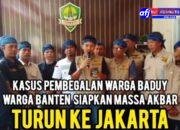 Warga Baduy di Begal di Jakarta, Forwatu Banten Ancam Aksi Massa di Pemprov DKI Jakarta