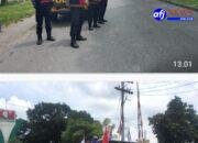 *Polres Pelabuhan Belawan Lakukan Pengamanan dan Pengawalan Pergeseran Massa Komite Aksi Upah Sumut*