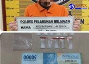Sat Narkoba Polres Pelabuhan Belawan Tangkap Pengedar Narkoba di Komplek Uka
