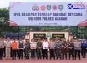 Polres Asahan Gelar Apel Kesiapan Tanggap Darurat Bencana Tahun 2025 ‎